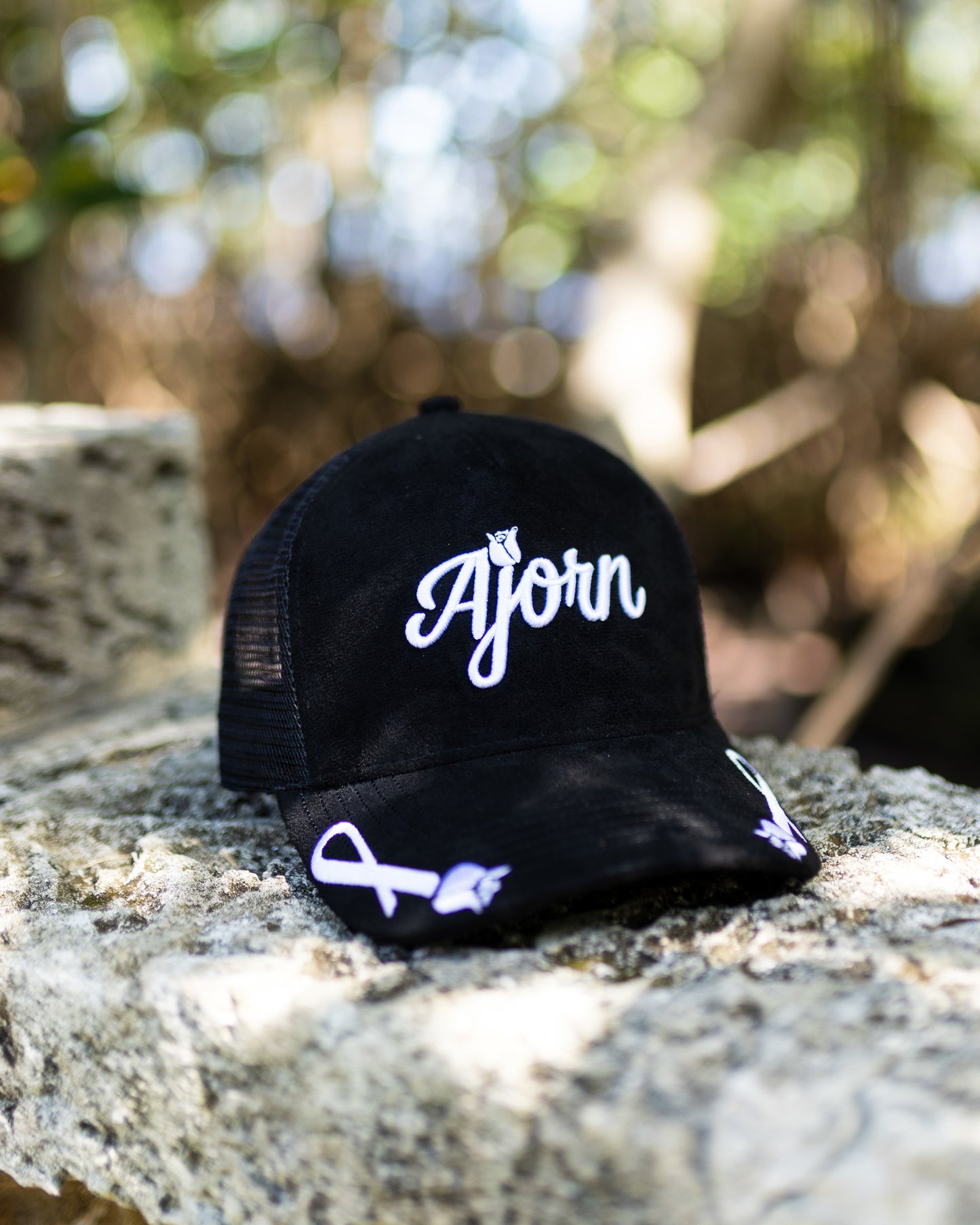 Classic Logo Trucker Hat - Black (White)