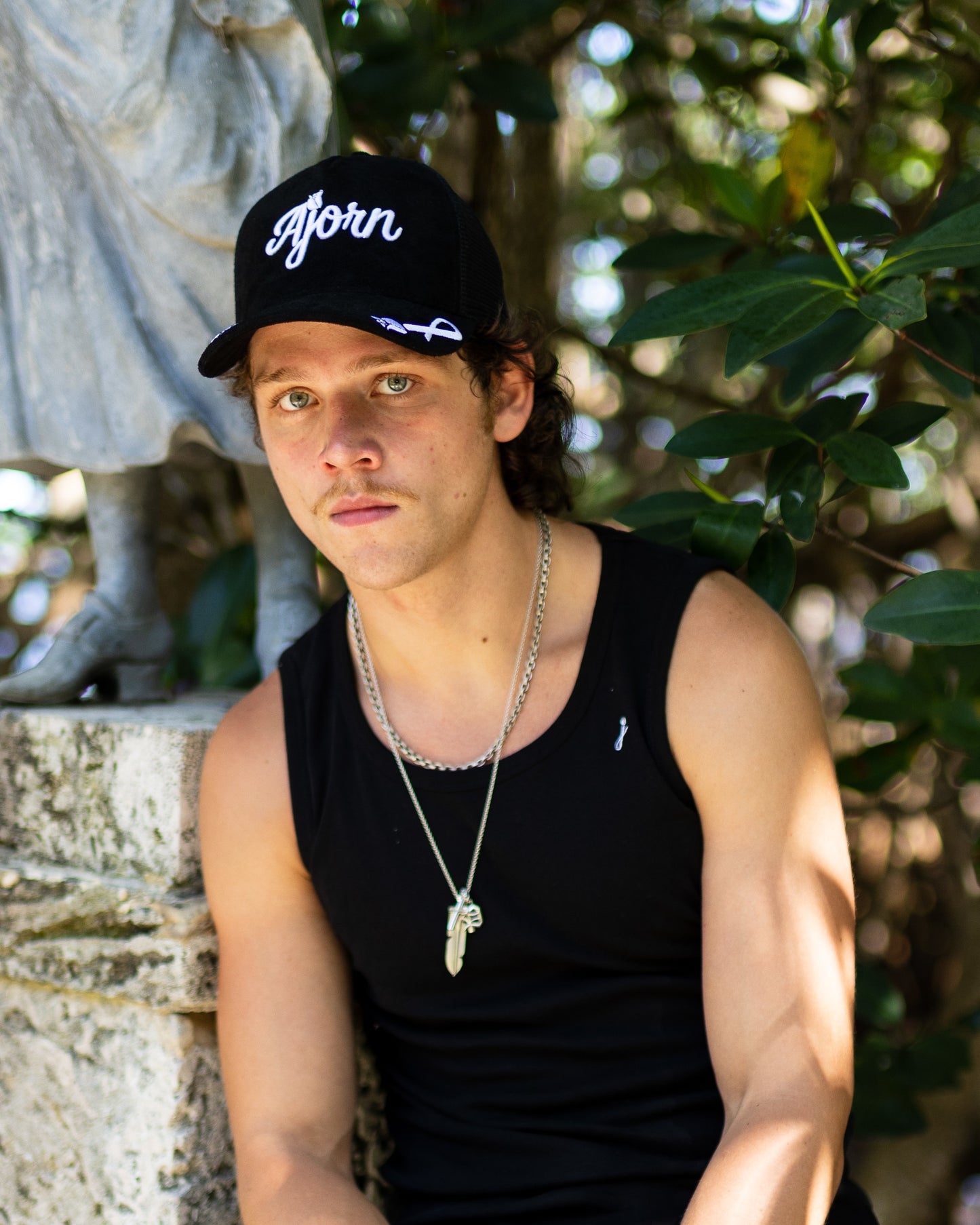 Classic Logo Trucker Hat - Black (White)